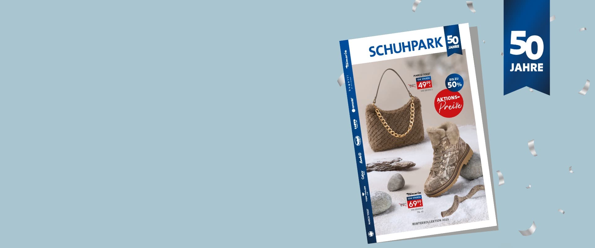 Prospekt mit der aktuellen Winterkollektion Schuhpark 2025