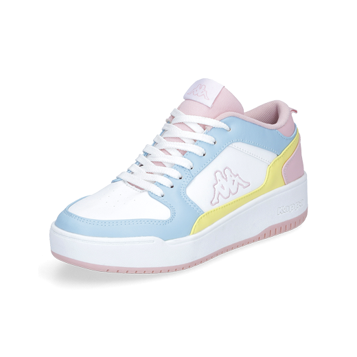 Schuhpark Sneaker von Kappa in weiss blau rosa gelb