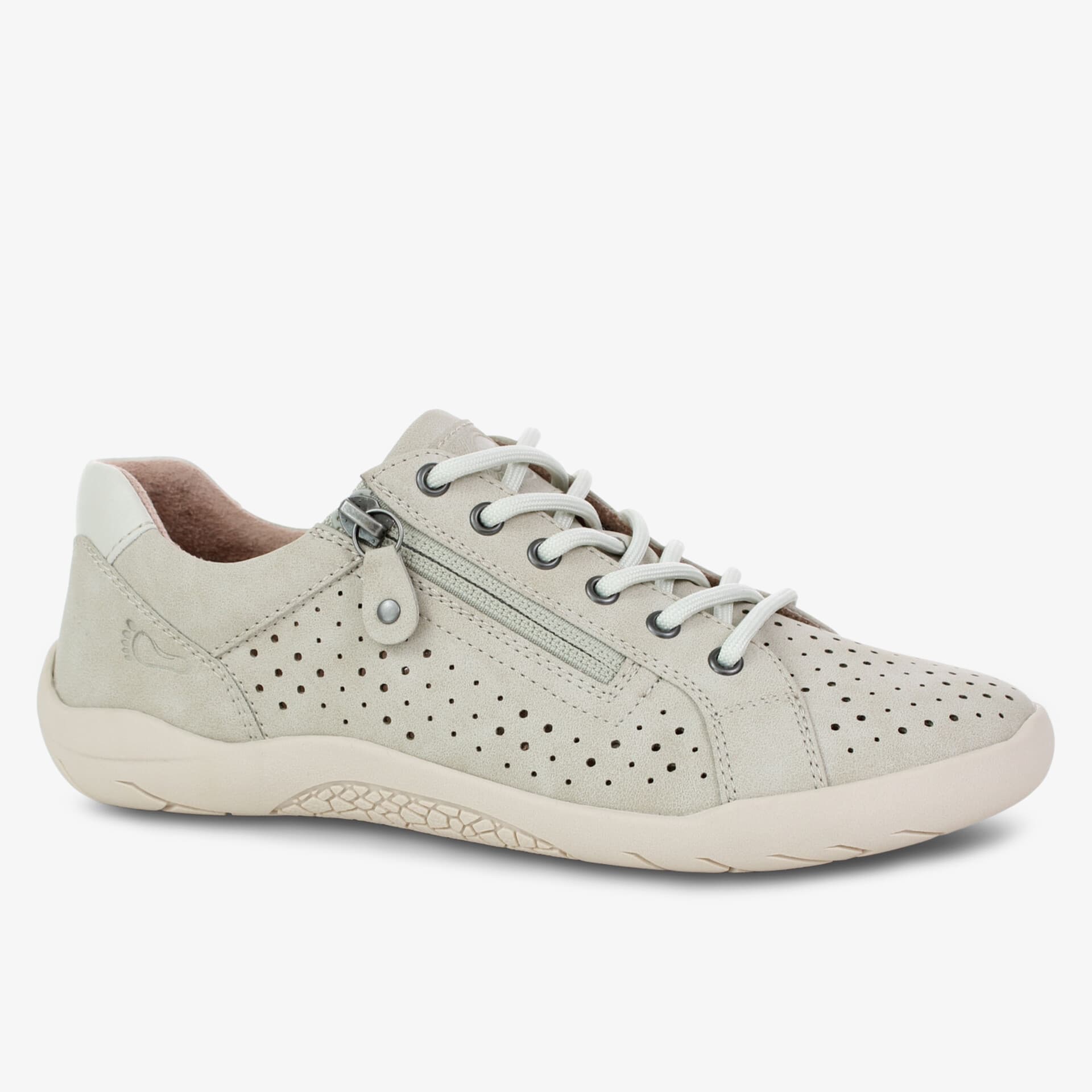 Eleganter komfortabler Schuh mit atmungsaktiven Materialien und rutschfester Sohle